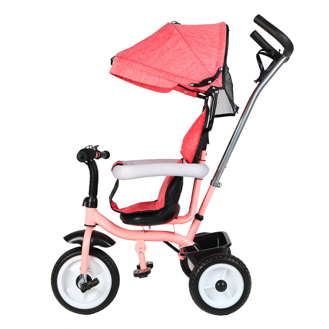 Triciclo FUNNY LT982 Cochecito para Niños Silla de Paseo con Capota Parasolar - Imagen 14 de 22