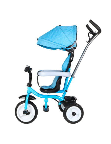 Triciclo FUNNY LT982 Cochecito para Niños Silla de Paseo con Capota Parasolar