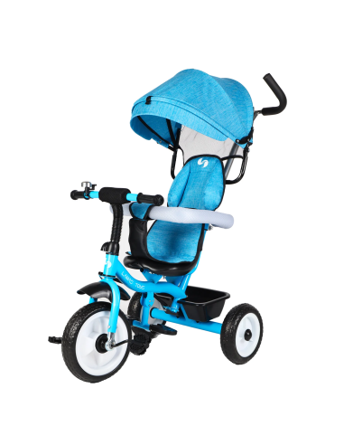 Triciclo FUNNY LT982 Cochecito para Niños Silla...