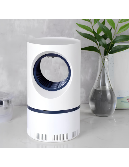 2 pz lámpara anti mosquitos eléctrica luz UV trampa para insectos portátil USB