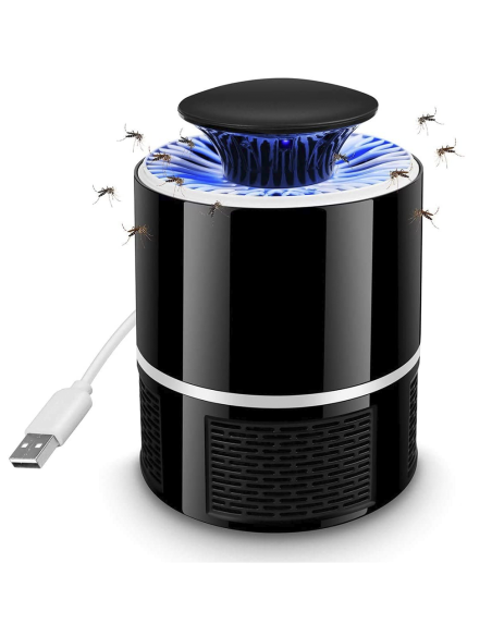 2pz Lámpara Anti-Mosquitos Eléctrica 18724 Trampa para Insectos Led USB Portátil
