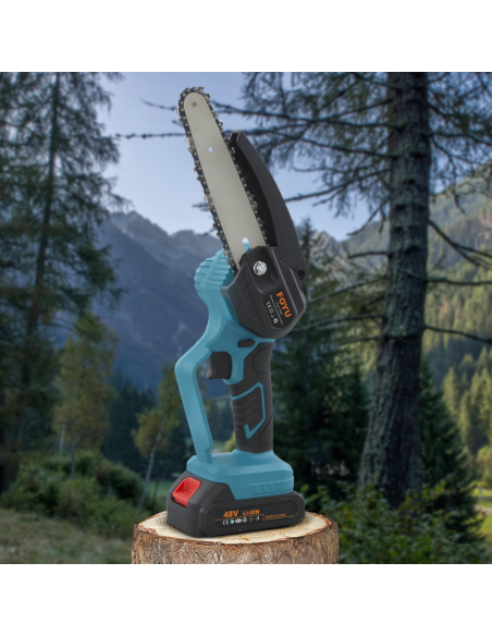 Kit 3en1 Tijeras de Poda Eléctricas Batería 48V Mango Telescópico Motocierra de6