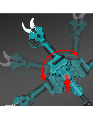 Kit 3en1 Tijeras de Poda Eléctricas Batería 48V...