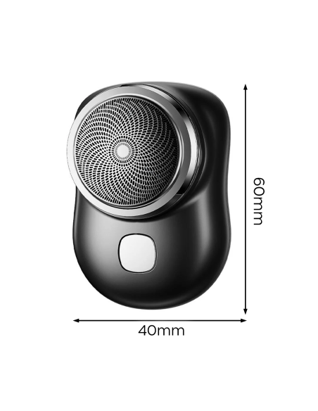 Mini Afeitadora Eléctrica para Hombre, Portátil y Recargable