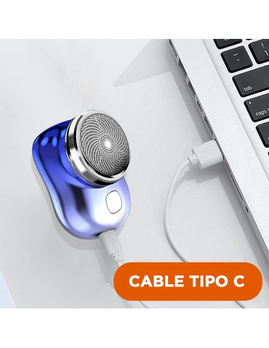 Mini Afeitadora Eléctrica para Hombre, Portátil...