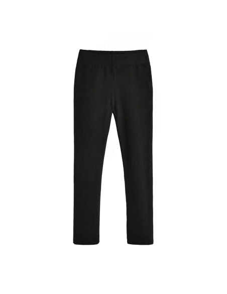 Set de 3 leggings negros para mujer, de algodón elástico y cintura alta