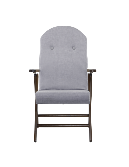 Poltrona en Madera AMALFI Tinta Unita Silla Reclinable MASLEGNO 108x65x60