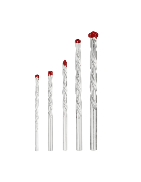 Set de 5 Puntas Helicoidales Universales para Taladro de 4 a 10mm
