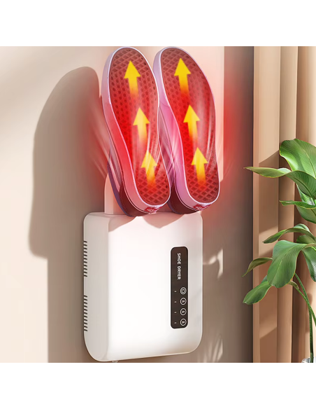 Secador Eléctrico de Pared con Temporizador para Zapatos, Botas y Guantes