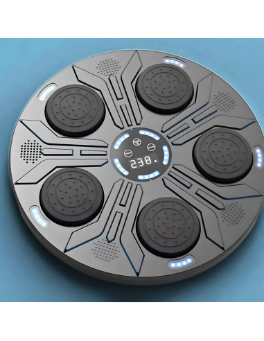 Máquina de Boxeo Musical de Pared con Luces RGB...