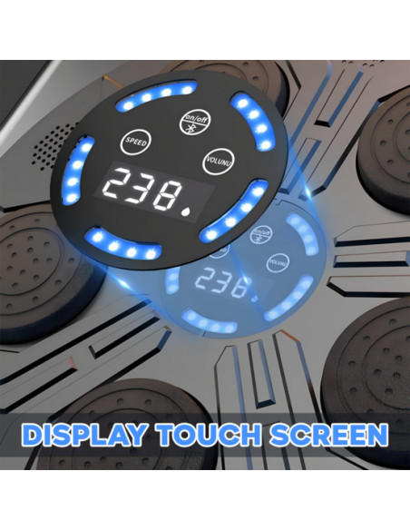 Máquina de Boxeo Musical de Pared con Luces RGB y Sonidos, incluye Guantes.