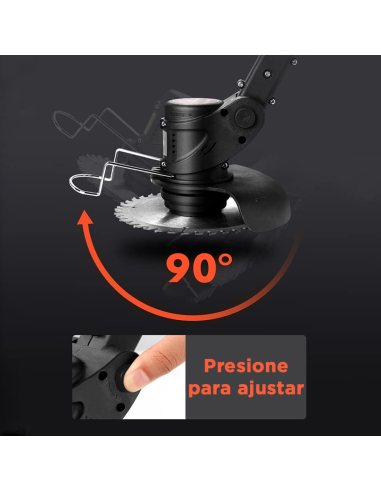 Desmalezadora sin cable, 2 baterías de 21V, con...