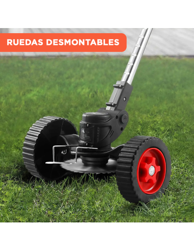 Desmalezadora sin cable, 2 baterías de 21V, con...