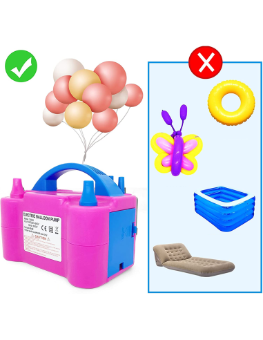 Inflador de Globos Eléctrico Bomba para Fiestas...