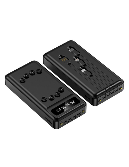 Powerbank de 58000mAh, cargador rápido portátil con 4 cables incluidos USB