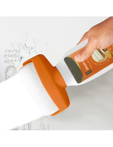 Rodillo con pintura 500g Blanco 2 en 1 para...