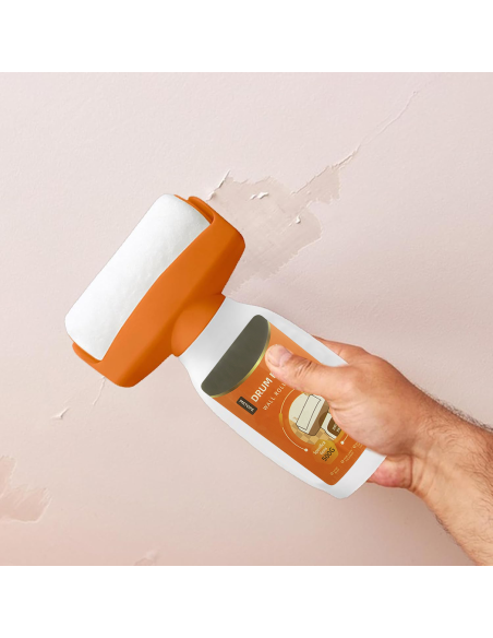 Rodillo con pintura 500g Blanco 2 en 1 para retoques de pintura al agua