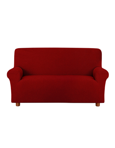 Funda sofá 2 plazas elástica, color sólido,...