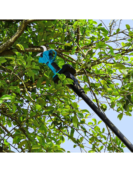 Kit 3en1 Tijeras de Poda Eléctricas Batería 48V Mango Telescópico Motocierra de6