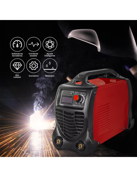 Máquina de Soldadura Inverter Soldadora Eléctrica de Electrodos de 500Amp.