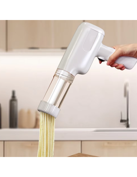 Máquina para Pasta Fresca Spaghetti Tagliatelle con 6 Moldes Eléctrica Portátil