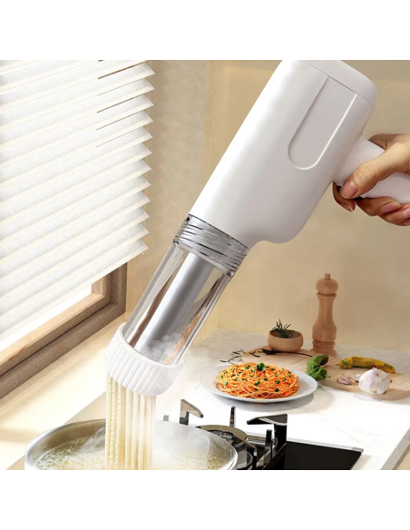 Máquina para Pasta Fresca Spaghetti Tagliatelle con 6 Moldes Eléctrica Portátil