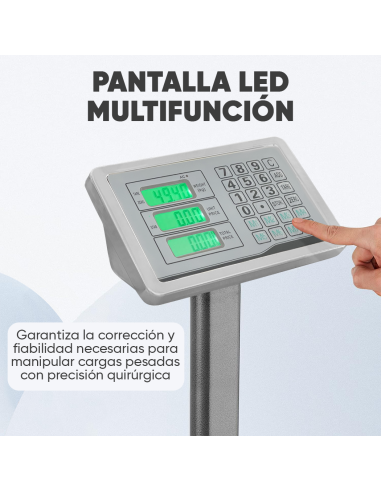 Balanza Industrial de 150 kg Profesional de...