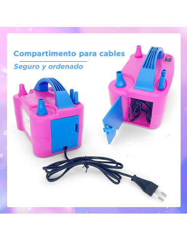 Inflador de Globos Eléctrico Bomba para Fiestas...