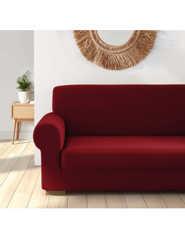 Funda de Sofá de 4 Plazas con Elástico Color...