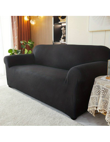 Funda de Sofá de 4 Plazas con Elástico Color...