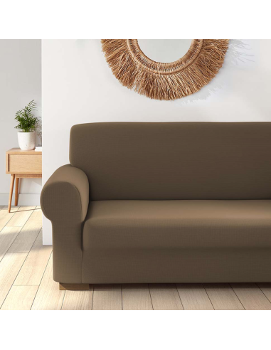 Funda de Sofá de 4 Plazas con Elástico Color...