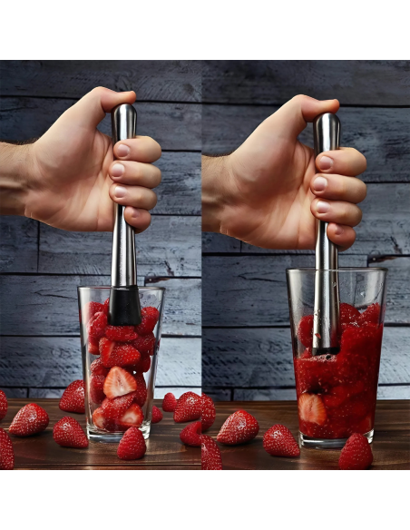 Set de Cócteles 8 Piezas Shaker Acero 750ml Kit Bartender Profesional