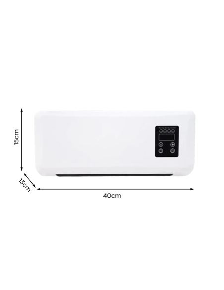 Calefactor de pared 2200W para baño con mando a distancia
