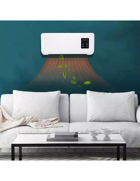 Calefactor de pared 2200W para baño con mando a distancia