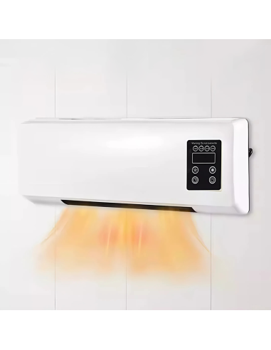 Calefactor de pared 2200W para baño con mando a...