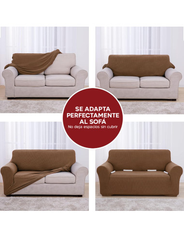 Funda de Sofá de 4 Plazas con Elástico Color...