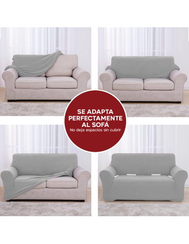 Funda de Sofá de 4 Plazas con Elástico Color...