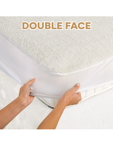 Topper Colchón Individual LOLA Efecto Lana...