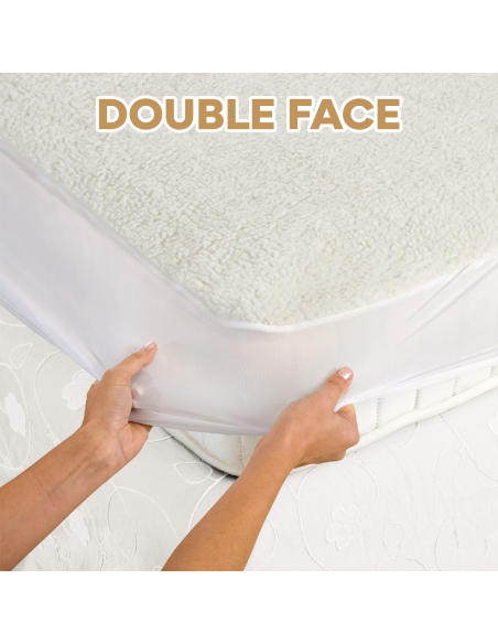 Topper Colchón Individual LOLA Efecto Lana 85x200cm