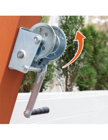 Cabrestante Manual hasta 360kg 800lb, Winche...