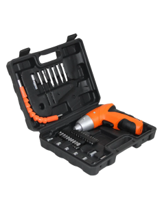Mini Taladro Atornillador 3.6V Batería Recargable Kit 45... 2