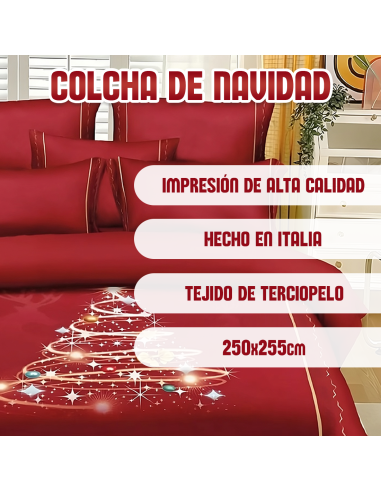 Edredón Matrimonial de Vellón con Estampado...