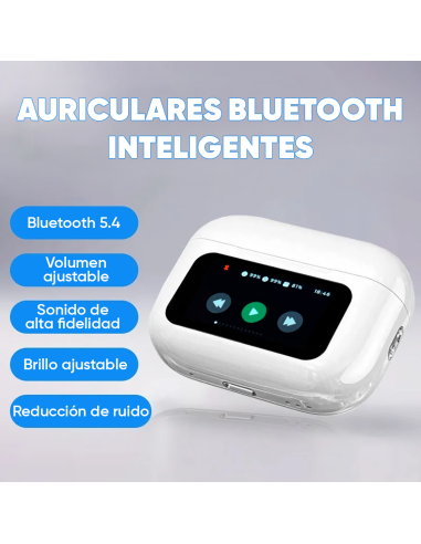 Auriculares A9 Pro, Bluetooth 5.4,...