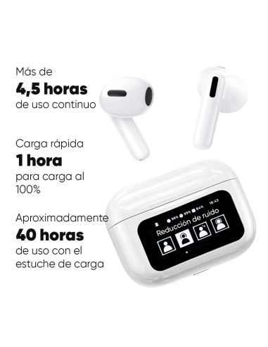Auriculares A9 Pro, Bluetooth 5.4,...
