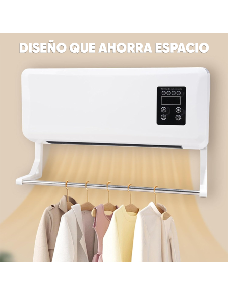 Calefactor de pared 2200W para baño con mando a distancia