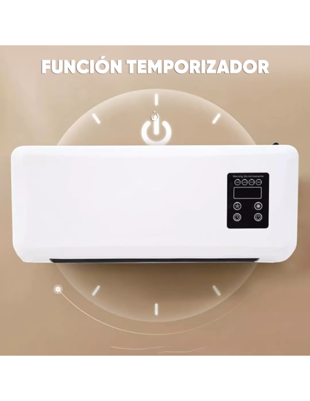 Calefactor de pared 2200W para baño con mando a distancia