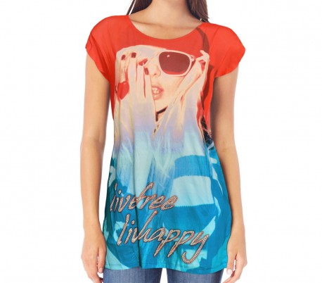 Camiseta de manga corta para mujer mod . POTION 