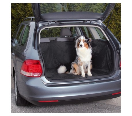 Funda impermeable para el interior del coche (145 x 145 cm) color negro - Para el transporte de animales y materiales