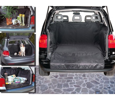 Funda impermeable para el interior del coche (145 x 145 cm) color negro - Para el transporte de animales y materiales