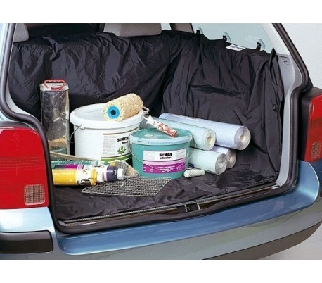 Funda impermeable para el interior del coche (145 x 145 cm) color negro - Para el transporte de animales y materiales